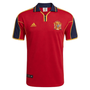 Retro Soccer Jersey Spain Home Euro Cup 2000