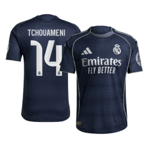 TCHOUAMENI #14 Real Madrid Away Authentic Soccer Jersey 2025/26