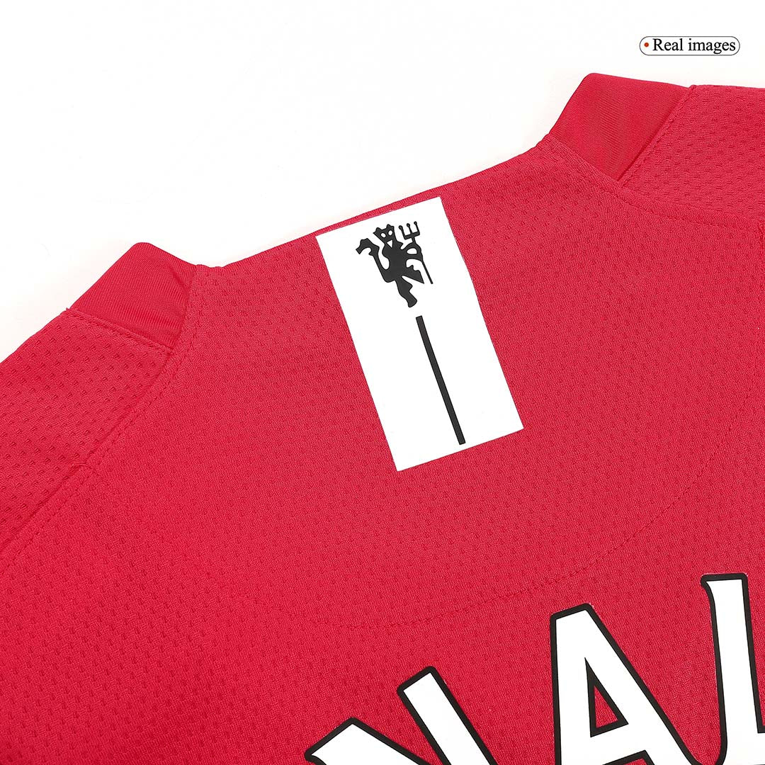 Manchester United Jersey Custom Home Soccer Jersey RONALDO #7 2007/08 - Image 9