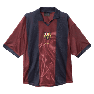 Barcelona Retro Jersey Home Soccer Shirt 2000/01
