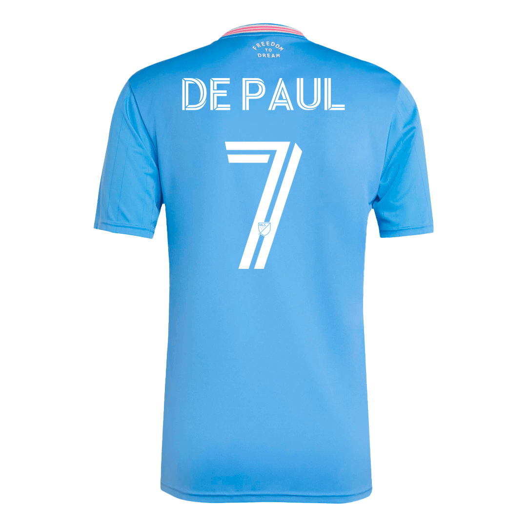 DE PAUL #7 Inter Miami CF Third Away Soccer Jersey 2025 - Image 4