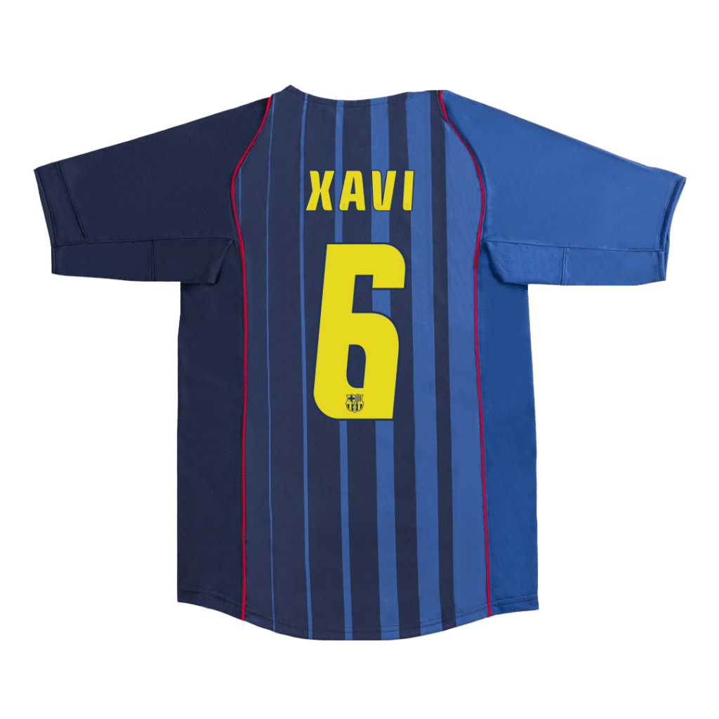 Retro Jersey XAVI #6 Barcelona Retro Jersey Away Soccer Shirt 2004/05