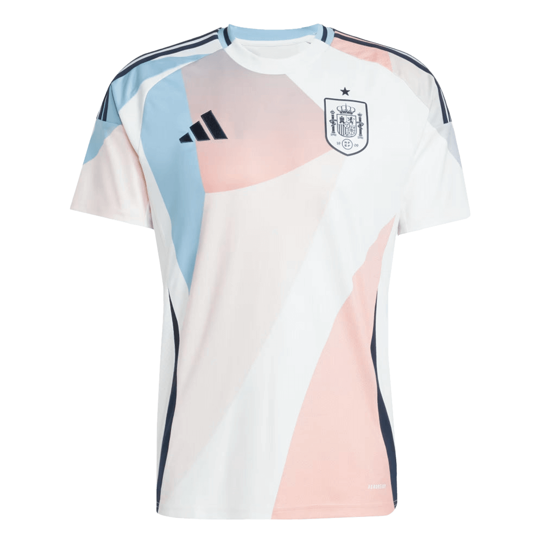 Men's Spain Away Soccer Jersey 2025 - Women's Euro