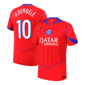 O.DEMBÉLÉ #10 PSG Third Away Soccer Jersey 2025/26