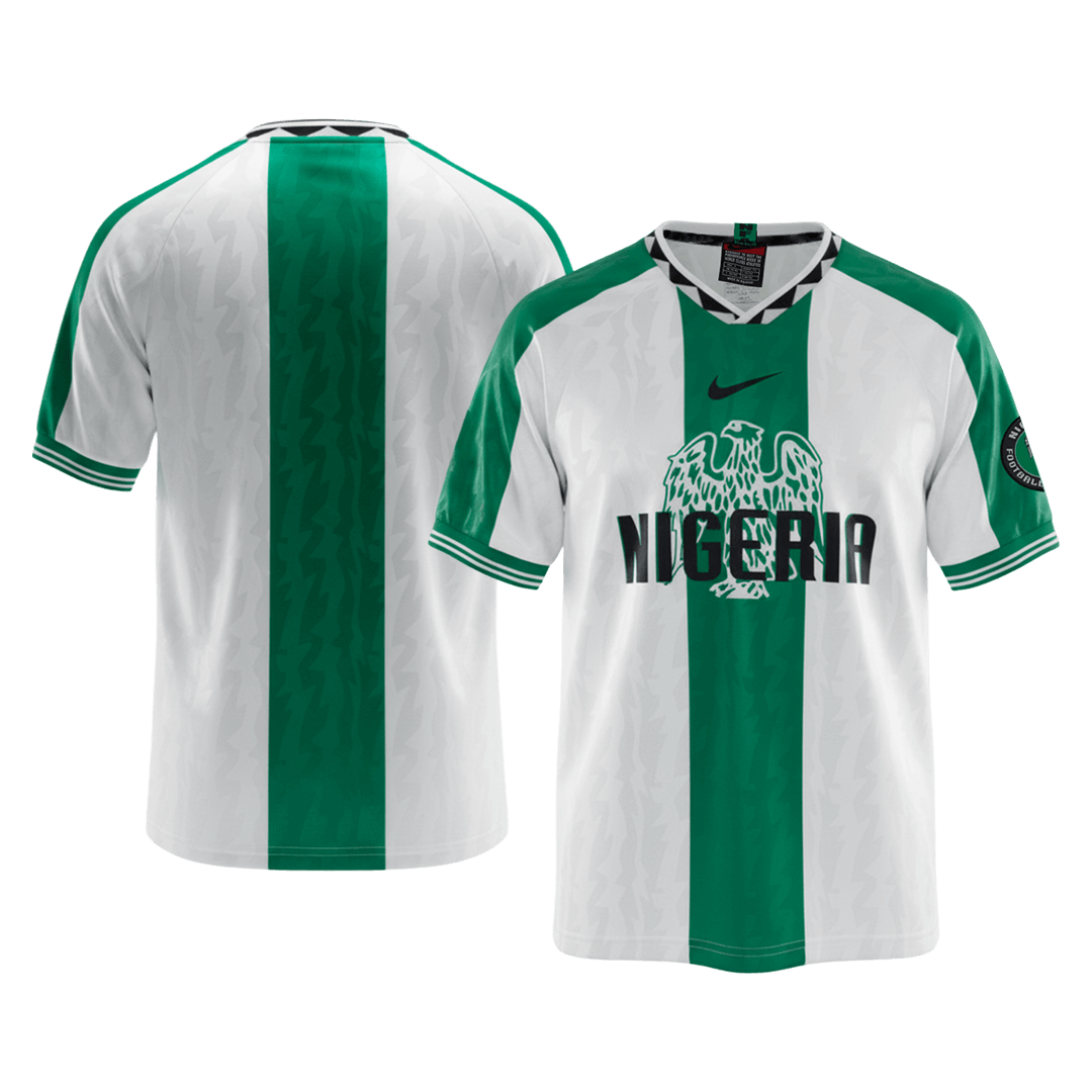 Retro Soccer Jersey Nigeria Away 1996 - Image 7
