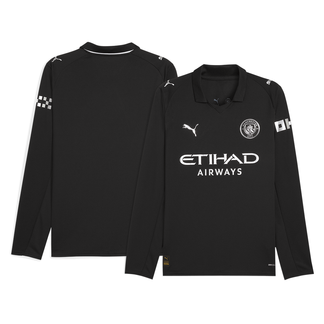 Manchester City Away Long Sleeve Jersey 2025/26 - Image 8