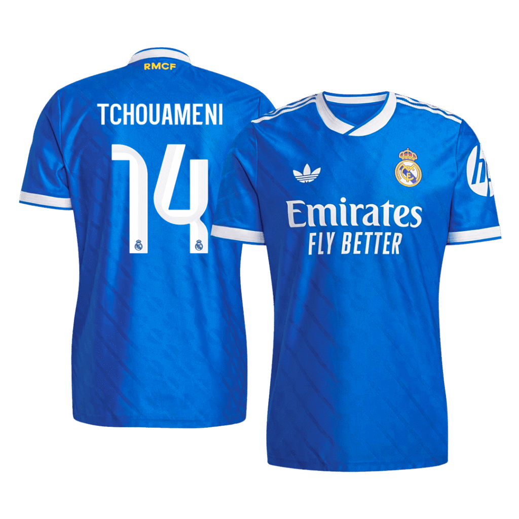 TCHOUAMENI #14 Real Madrid Third Away Authentic Soccer Jersey 2025/26