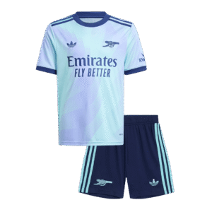 Gift-Kid's Arsenal Third Away Soccer Jersey Kit(Shirt+Shorts) 2024/25
