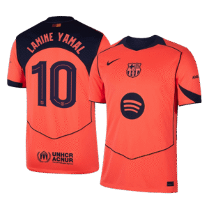 LAMINE YAMAL #10 Barcelona Third Away Soccer Jersey 2025/26 -UCL