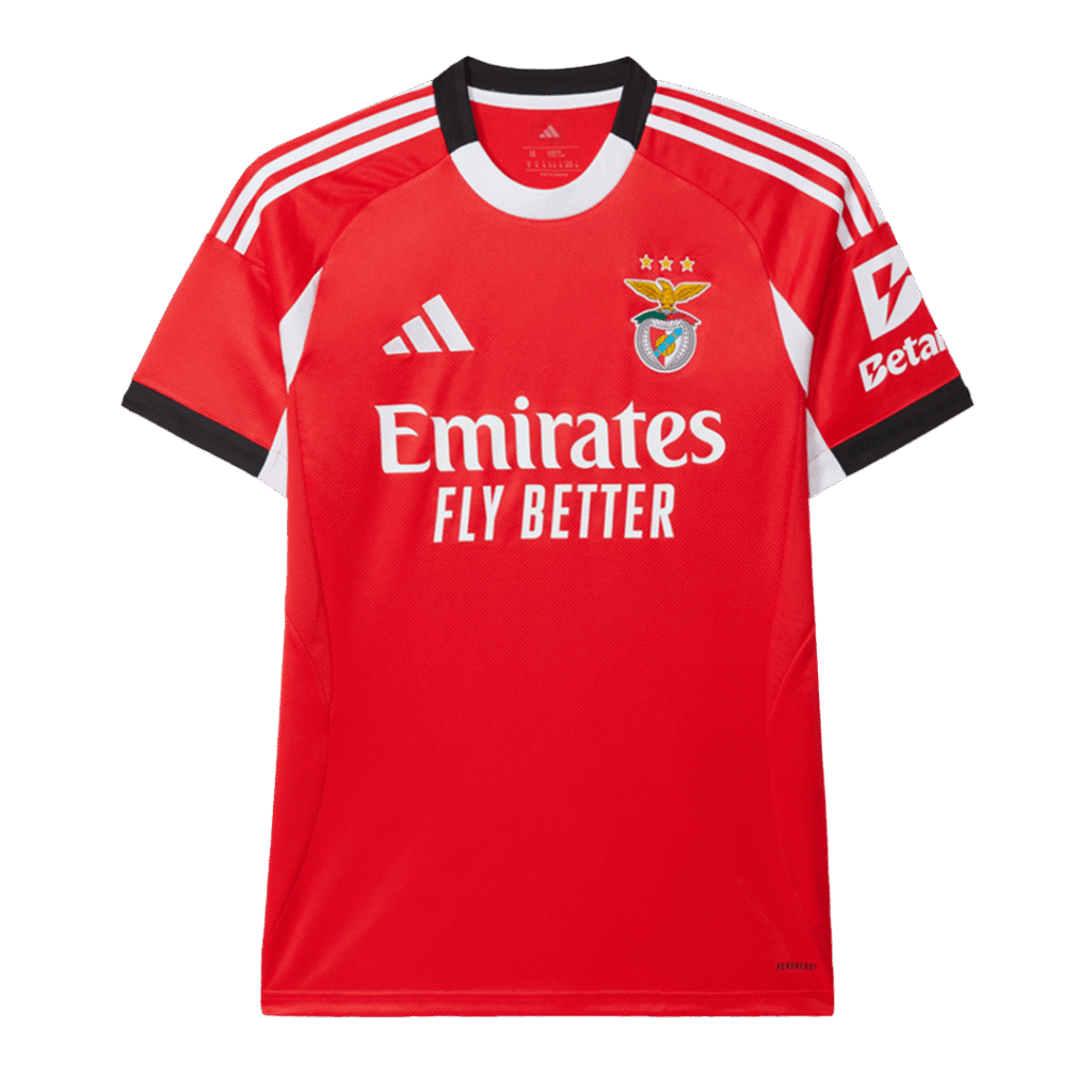 Benfica Soccer Jersey Home Shirt 2025/26