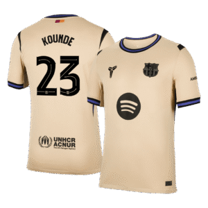 KOUNDE #23 Barcelona Away Soccer Jersey 2025/26 -UCL