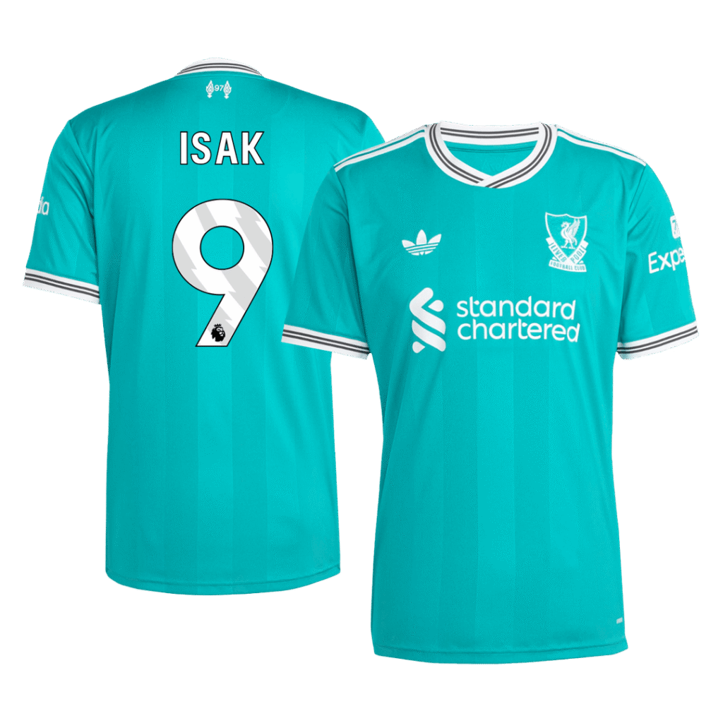 ISAK #9 Liverpool Third Away Soccer Jersey 2025/26