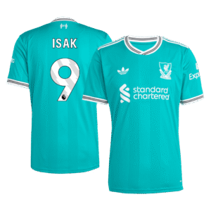 ISAK #9 Liverpool Third Away Soccer Jersey 2025/26