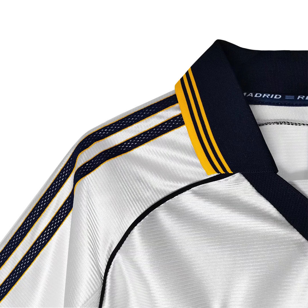 Retro Jersey RAUL #7 Real Madrid Retro Jersey Home Soccer Shirt 1998/00 - Image 6