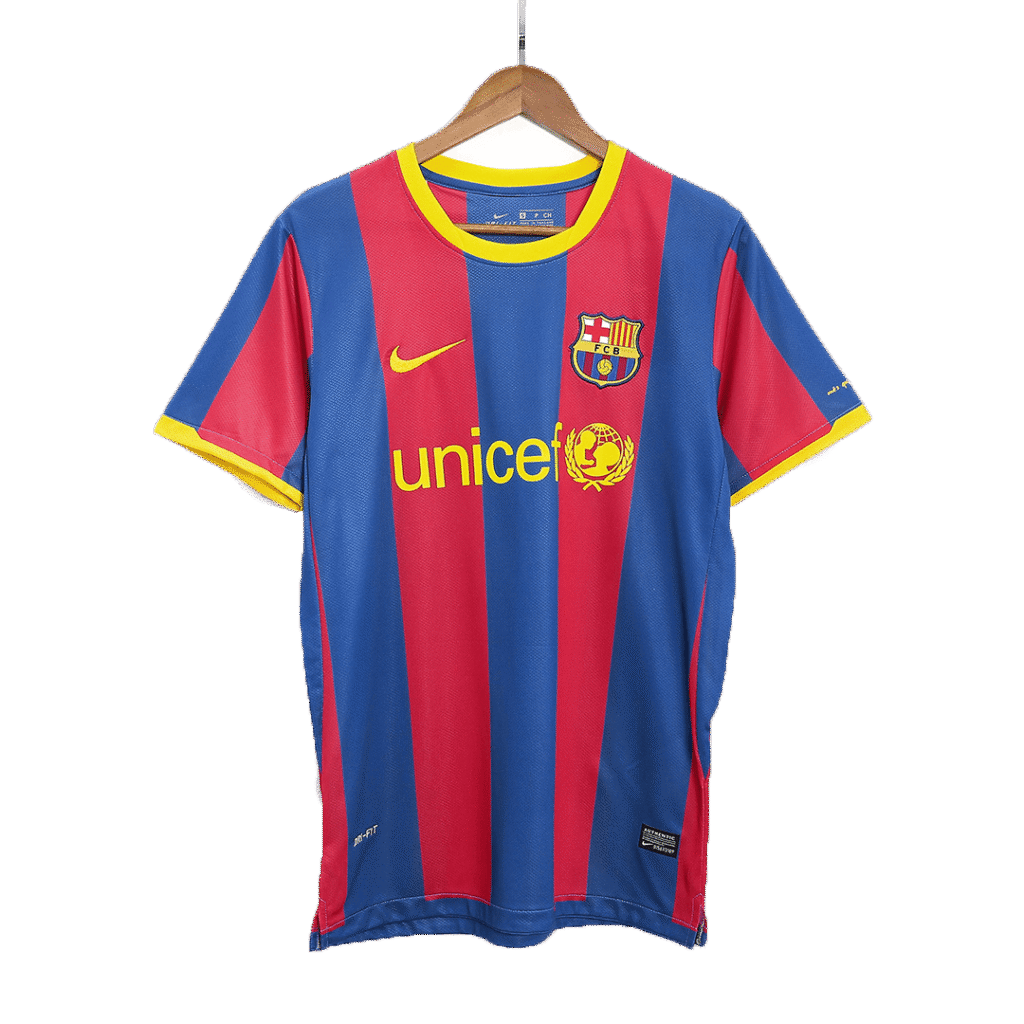 Retro 2010/11 Barcelona Home Soccer Jersey