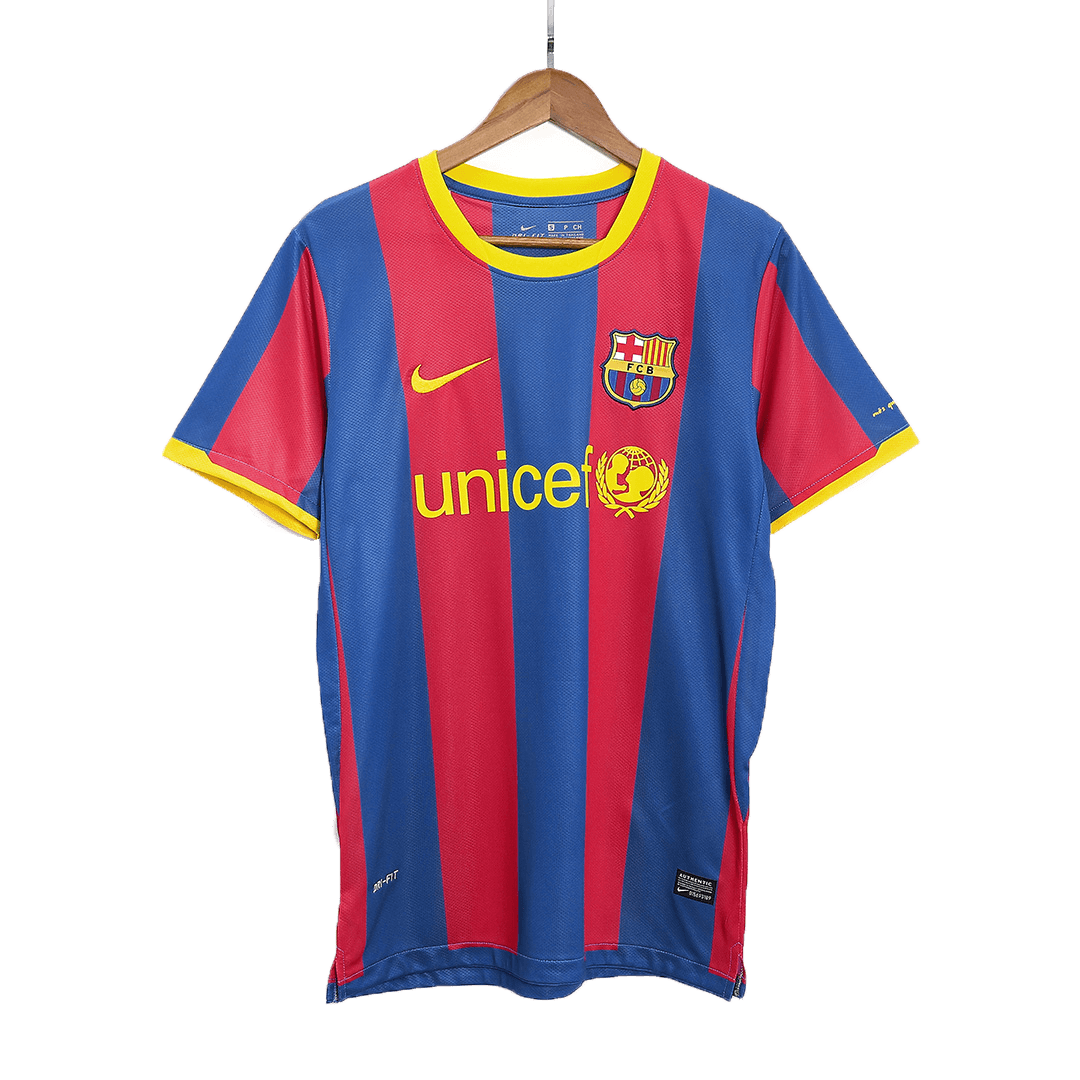Retro Jersey MESSI #10 Barcelona Retro Jersey Home Soccer Shirt 2010/11 - Image 9