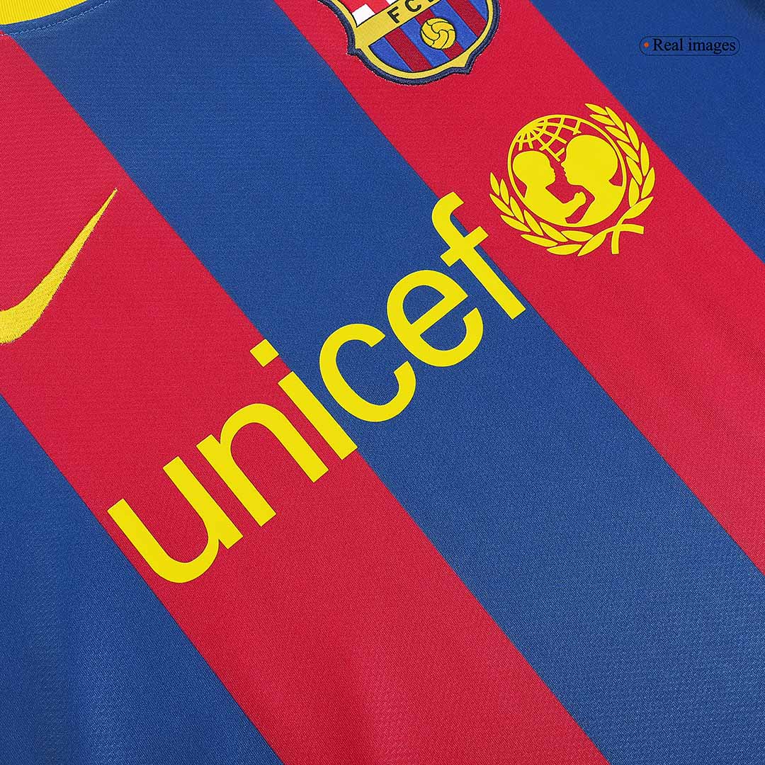 Retro Jersey MESSI #10 Barcelona Retro Jersey Home Soccer Shirt 2010/11 - Image 5