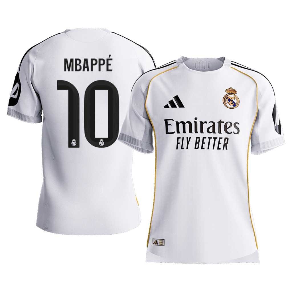 MBAPP?? #10 Real Madrid Home Authentic Soccer Jersey 2025/26